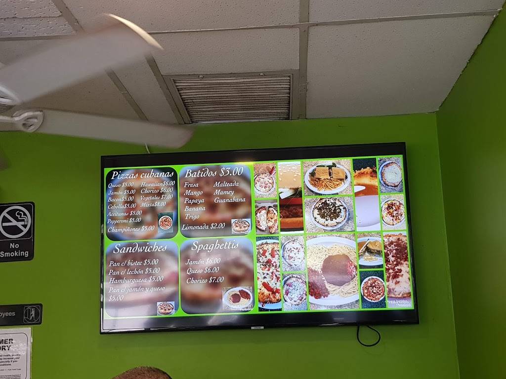 Pizza cubana Asere Batidos | restaurant | 3783 E 4th Ave, Hialeah, FL 33013, USA | 3053013128 OR +1 305-301-3128
