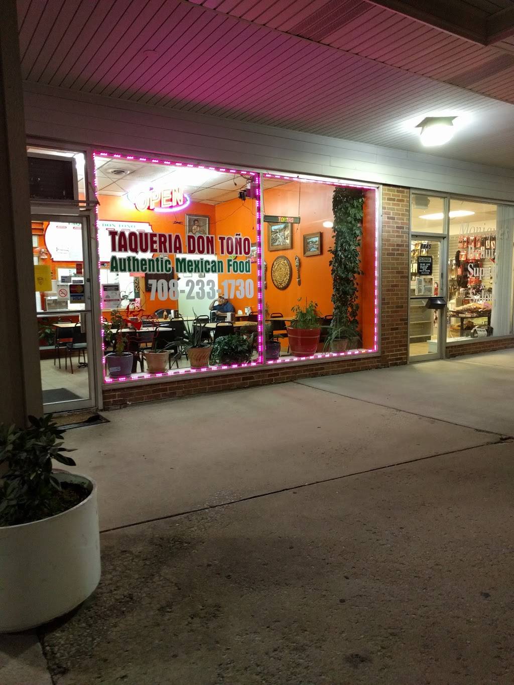 Don Toño Taqueria | restaurant | 8843 W 87th St, Hickory Hills, IL 60457, USA | 7082331730 OR +1 708-233-1730