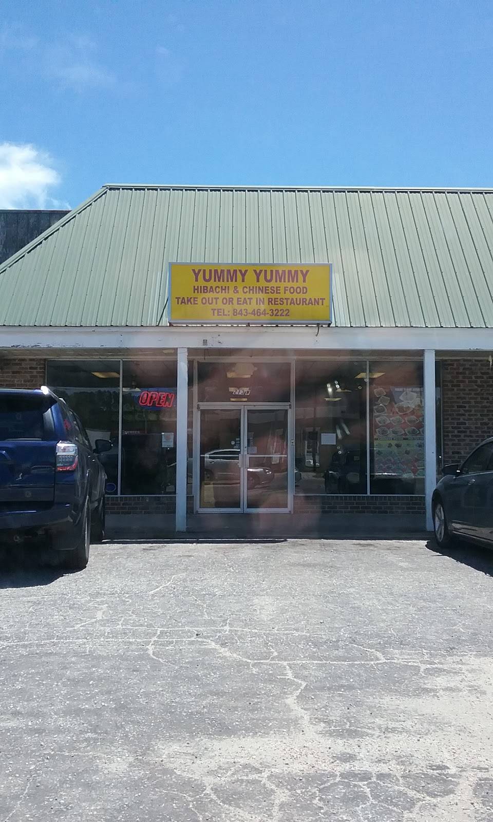 Yummy Yummy Hibatchi | restaurant | 213 W McIntyre St, Mullins, SC 29574, USA | 8434643222 OR +1 843-464-3222