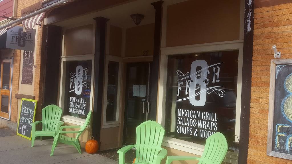 8 Fresh | restaurant | 1108, 22 Utica St, Hamilton, NY 13346, USA | 3158259268 OR +1 315-825-9268