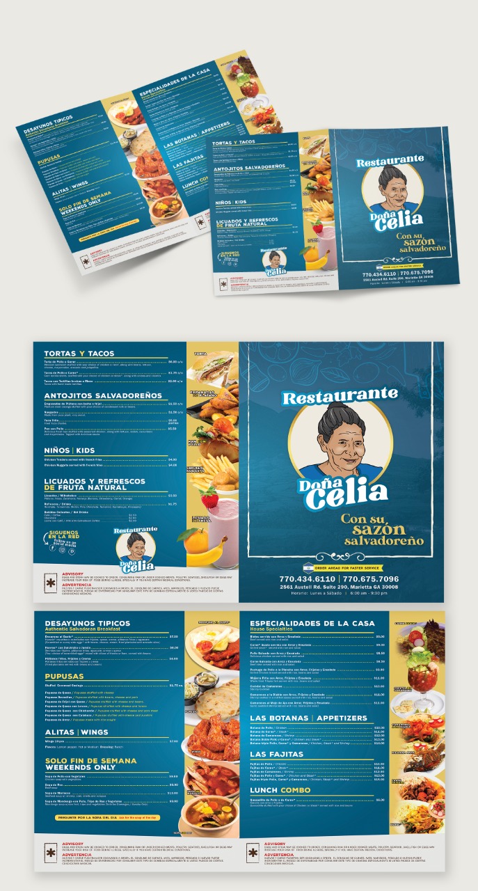 Doña Celia Restaurante Salvadoreño | restaurant | 2561 Austell Rd SW suite #290, Marietta, GA 30008, USA | 7704346110 OR +1 770-434-6110