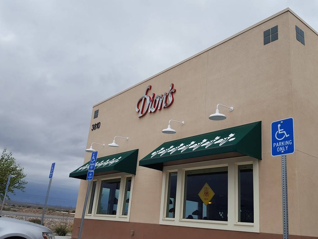 Dions | restaurant | 3810 Coors Blvd SW, Albuquerque, NM 87121, USA | 5053400400 OR +1 505-340-0400