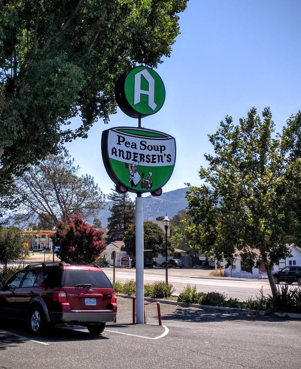 Pea Soup Andersens | restaurant | 376 Ave Of The Flags, Buellton, CA 93427, USA | 8056885581 OR +1 805-688-5581