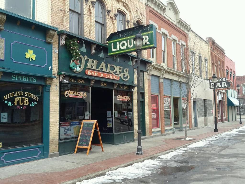 OHares Bar & Grill | restaurant | 608 E Midland St, Bay City, MI 48706, USA | 9898915005 OR +1 989-891-5005
