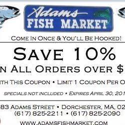 Adams Fish Market | restaurant | 783 Adams St, Dorchester, MA 02124, USA | 6178252211 OR +1 617-825-2211