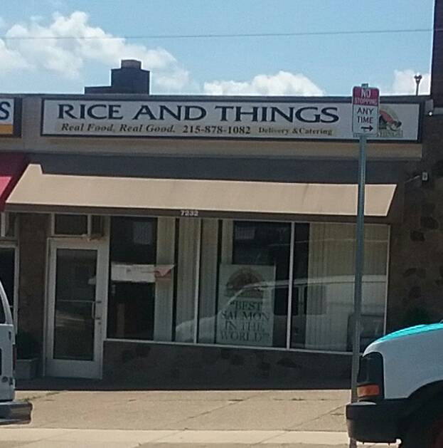 Rice & Things | restaurant | 7232 Haverford Ave, Philadelphia, PA 19151, USA | 2158781082 OR +1 215-878-1082