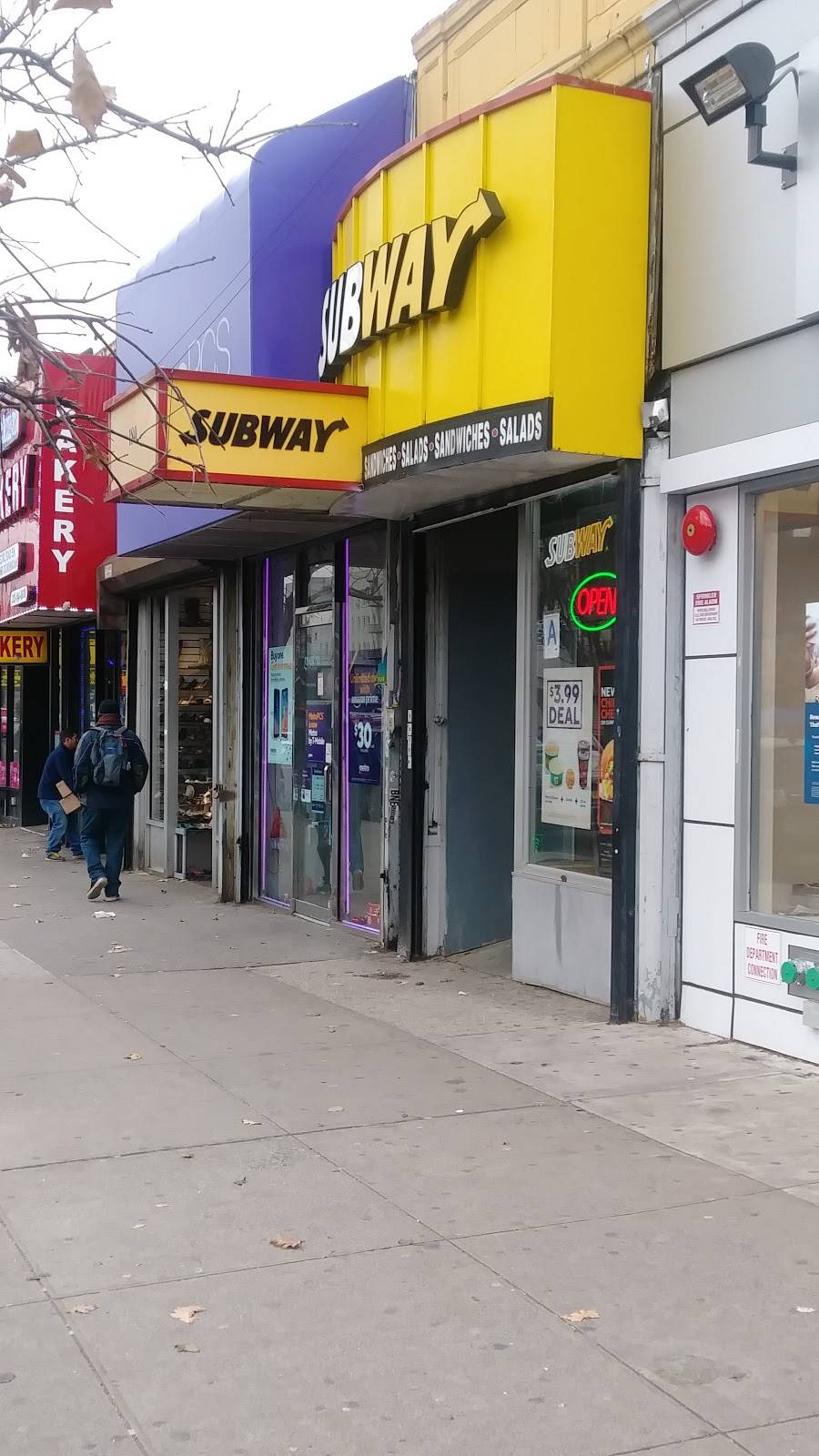 Subway Restaurants | restaurant | 180-182 Dyckman St, New York, NY 10034, USA | 6467073221 OR +1 646-707-3221