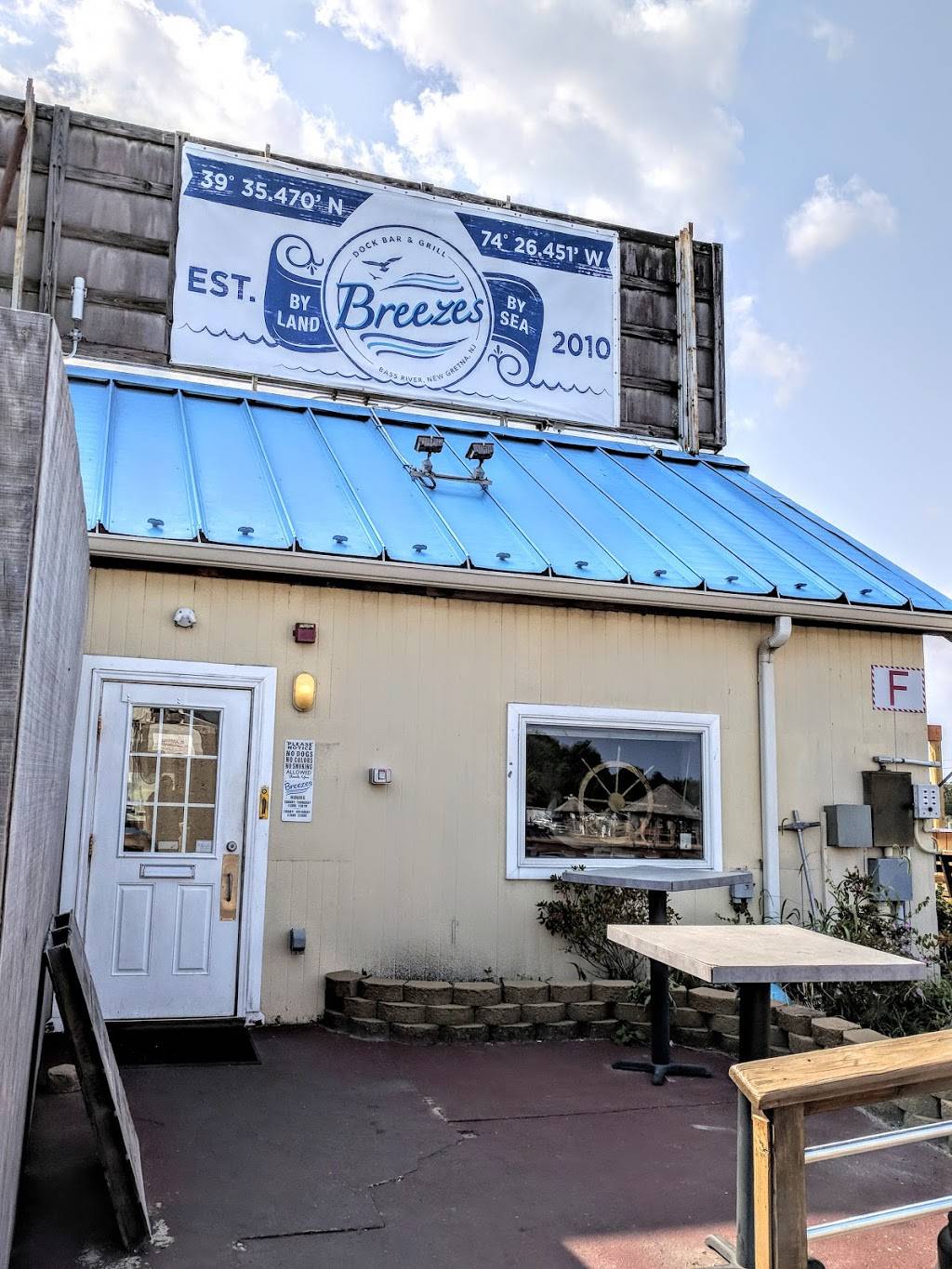 Breezes Dock Bar & Grill | restaurant | 5724 U.S. 9, Tuckerton, NJ 08087, USA | 6092960372 OR +1 609-296-0372