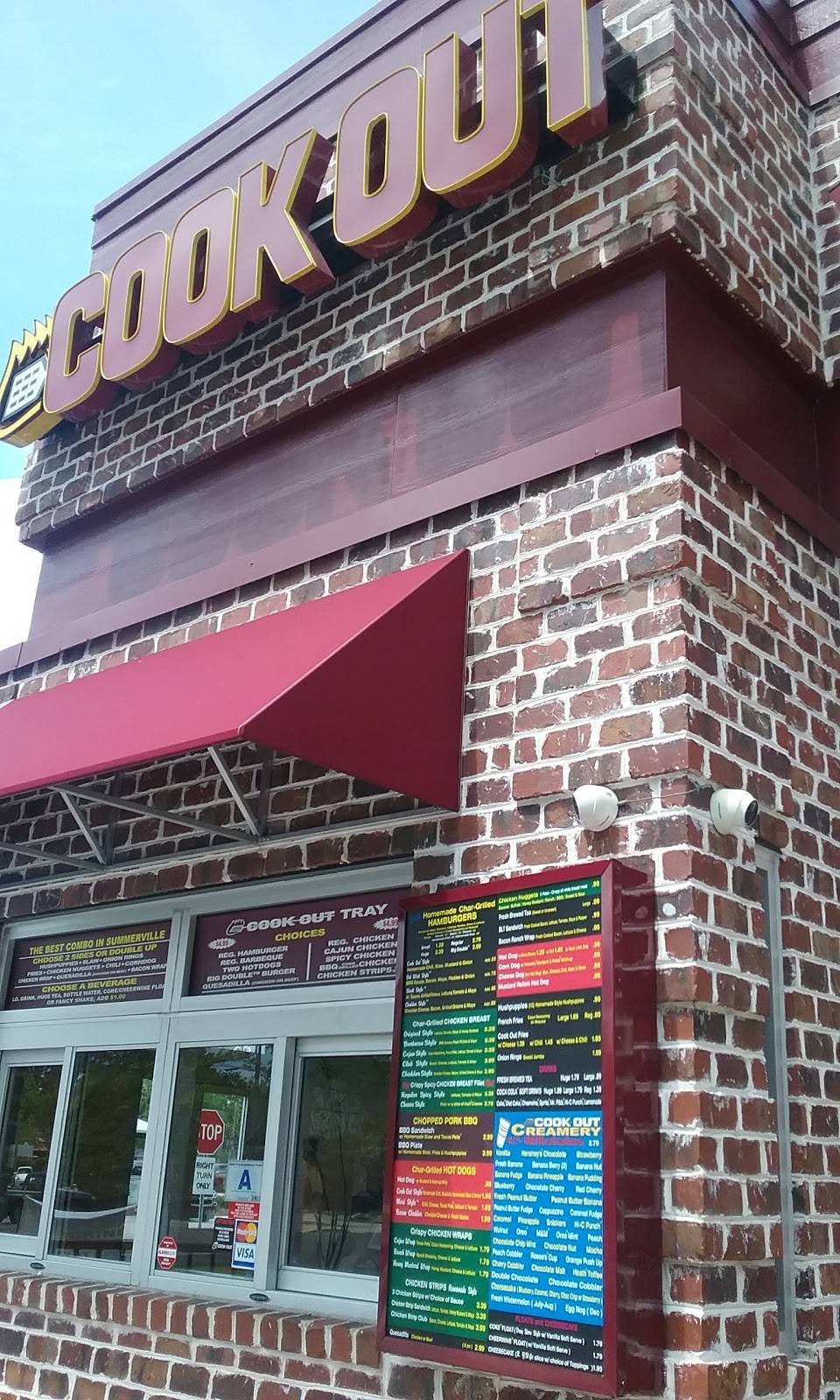 Cook Out | restaurant | 703 N Main St, Summerville, SC 29483, USA | 8438516243 OR +1 843-851-6243