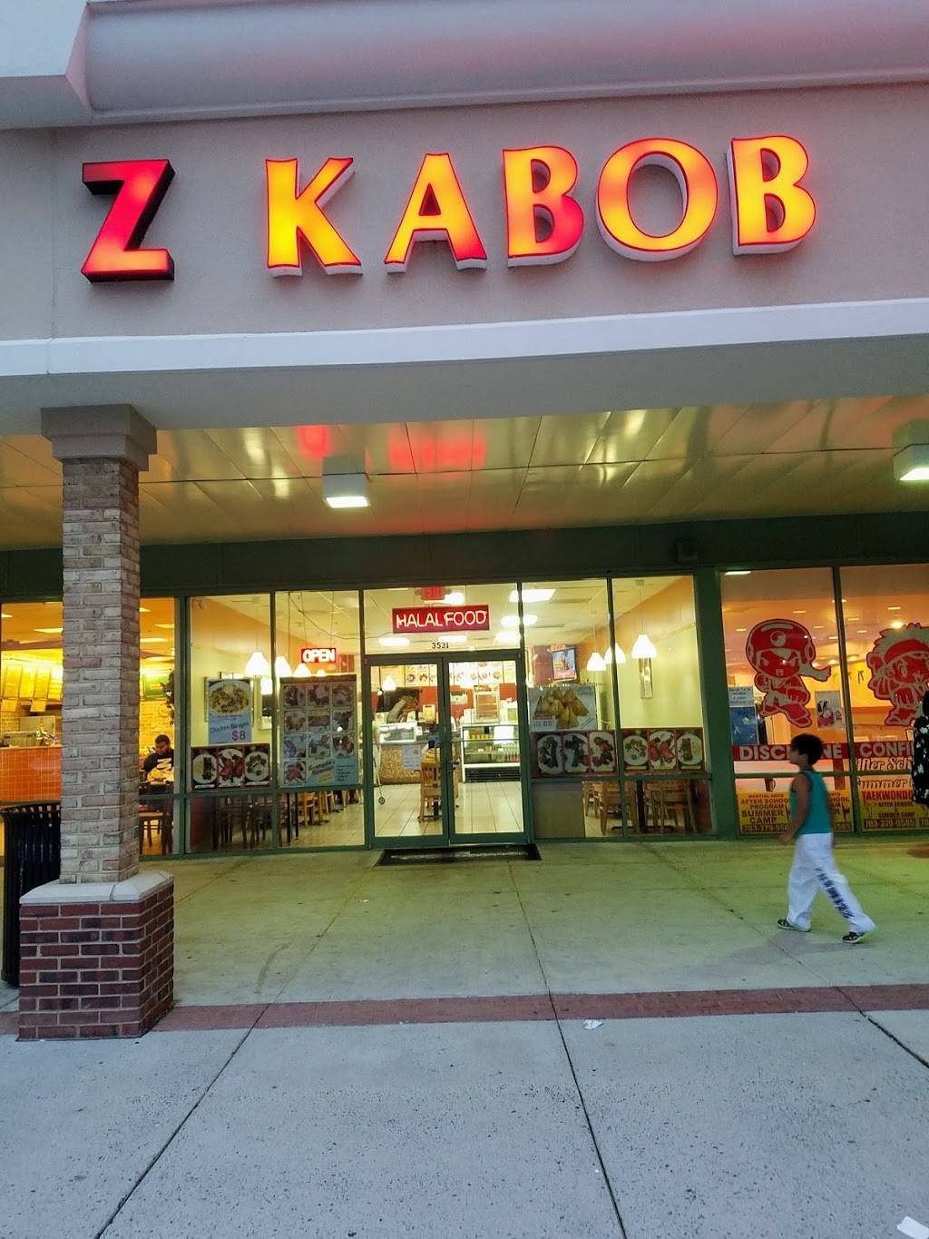 Z Kabob | restaurant | 3531 S Jefferson St, Falls Church, VA 22041, USA | 7038206735 OR +1 703-820-6735