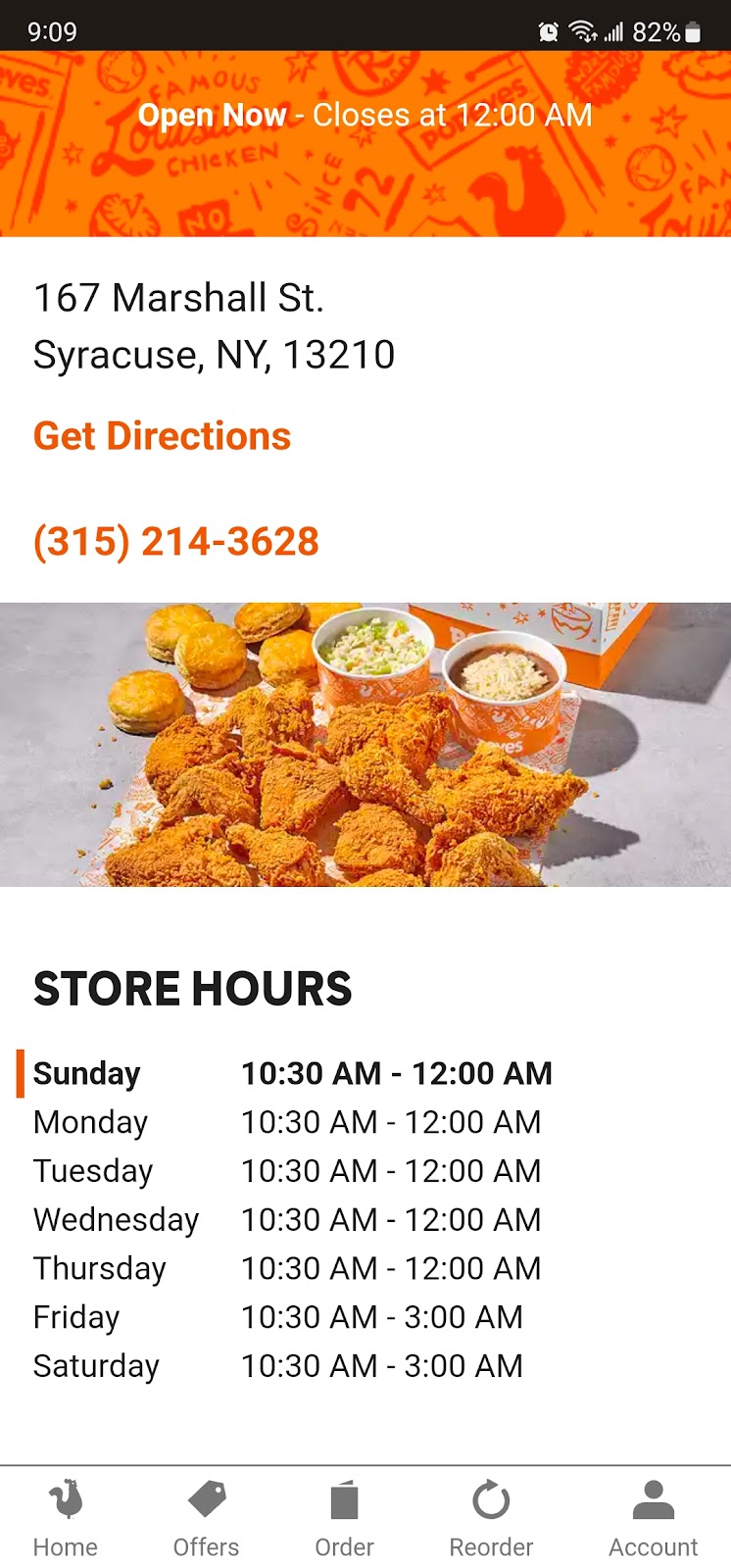 Popeyes Louisiana Kitchen | restaurant | 167 Marshall St, Syracuse, NY 13210, USA | 3152143628 OR +1 315-214-3628