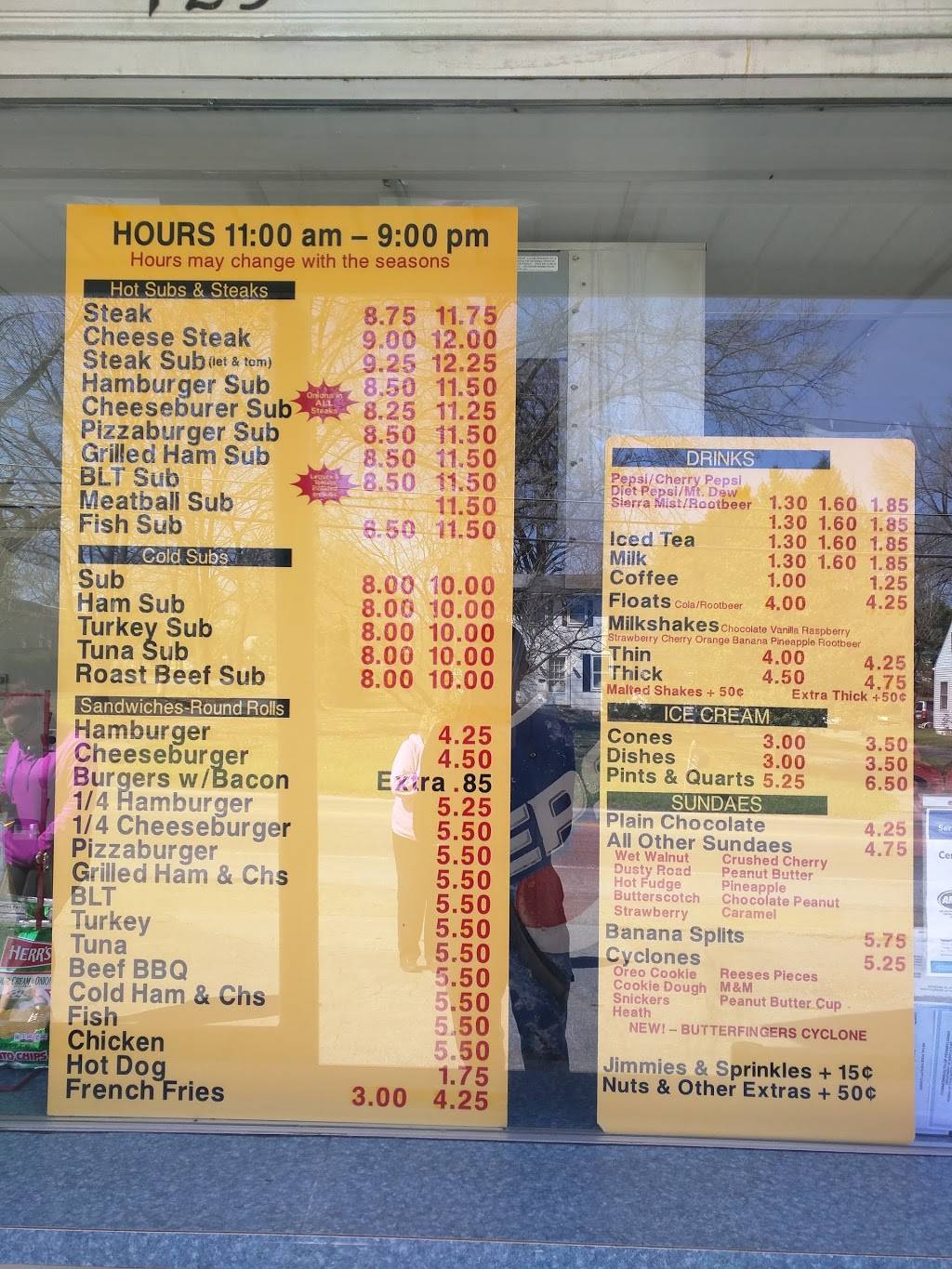 Dotties Snack Bar | restaurant | 425 W 4th St, Quarryville, PA 17566, USA | 7177867274 OR +1 717-786-7274