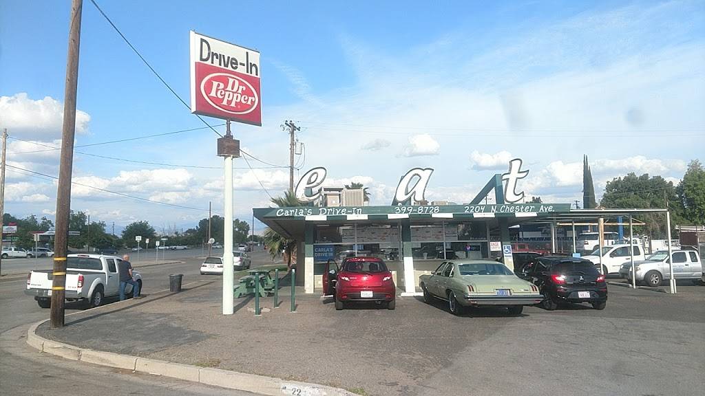 Carlas Drive In | restaurant | 2204 N Chester Ave, Bakersfield, CA 93308, USA | 6613998728 OR +1 661-399-8728
