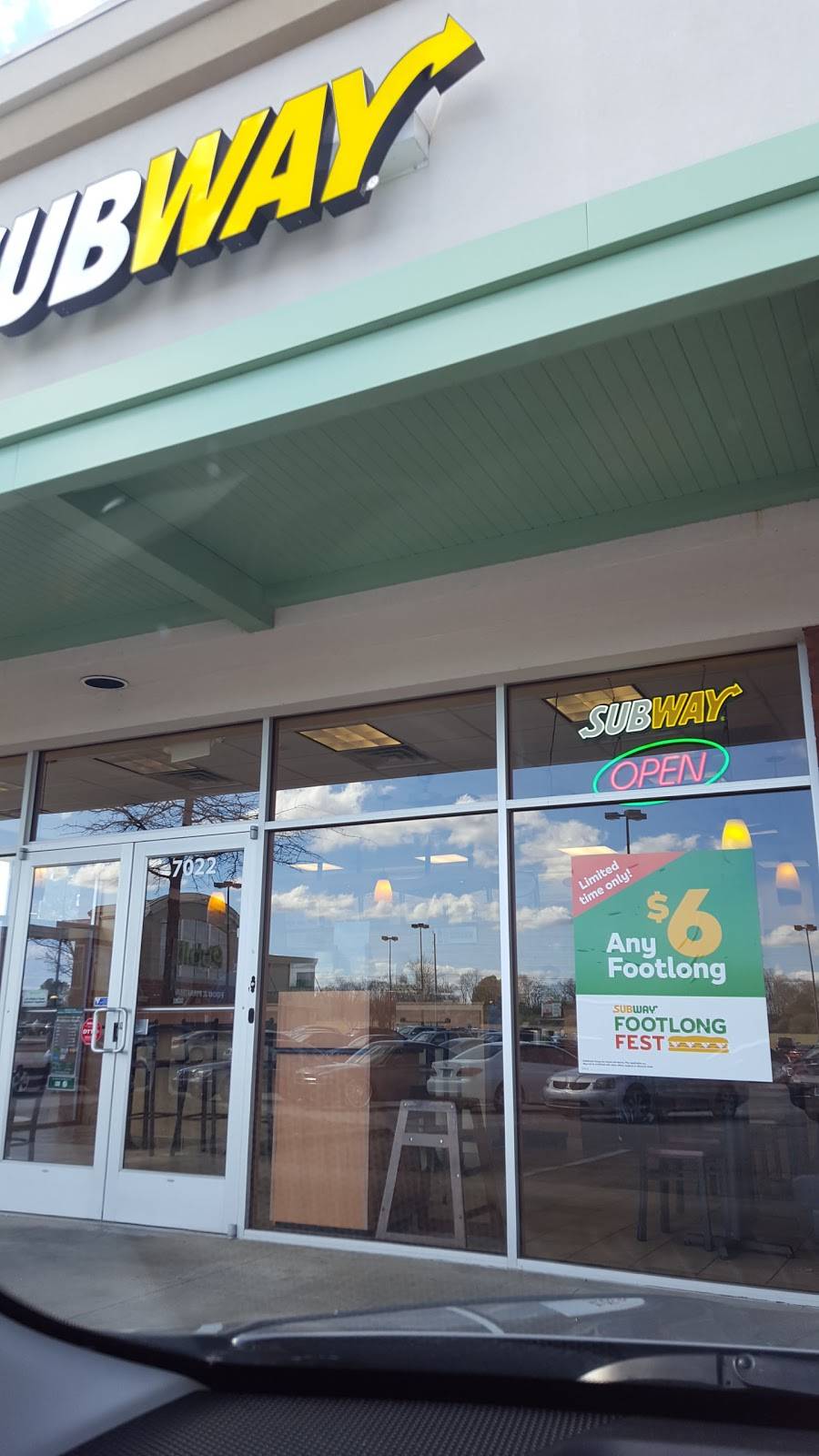 Subway Restaurants | restaurant | 7022 Atlanta Highway Space No. 1001 Taylor Junction Shopping Ctr, Montgomery, AL 36117, USA | 3342792012 OR +1 334-279-2012
