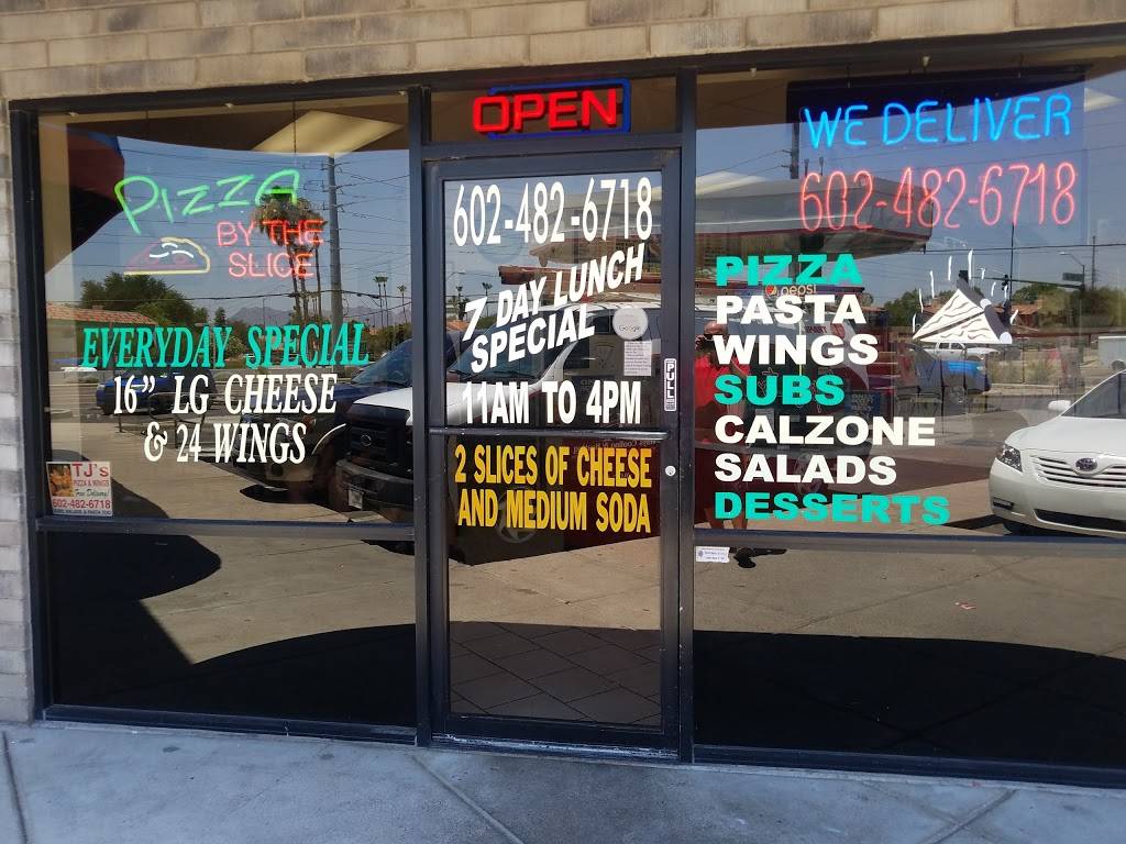 TJs Pizza & Wings | restaurant | 5555 E Bell Rd # 14, Scottsdale, AZ 85254, USA | 6024826718 OR +1 602-482-6718