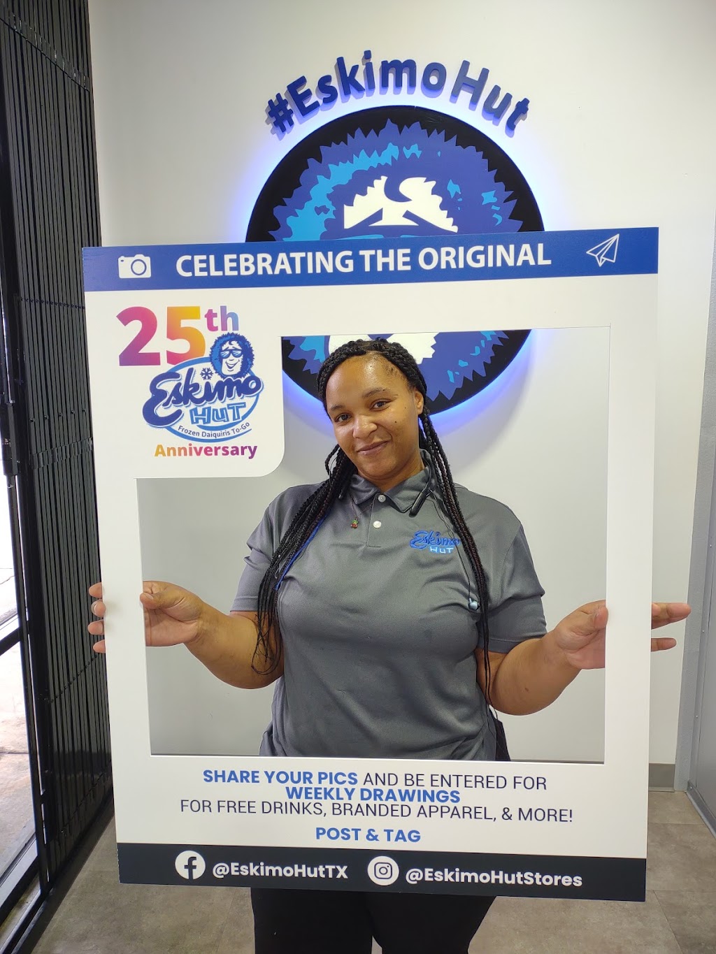 Eskimo Hut - Frozen Daiquiris To-Go | restaurant | 10701 North Fwy Suite C, Houston, TX 77037, USA | 3463529299 OR +1 346-352-9299