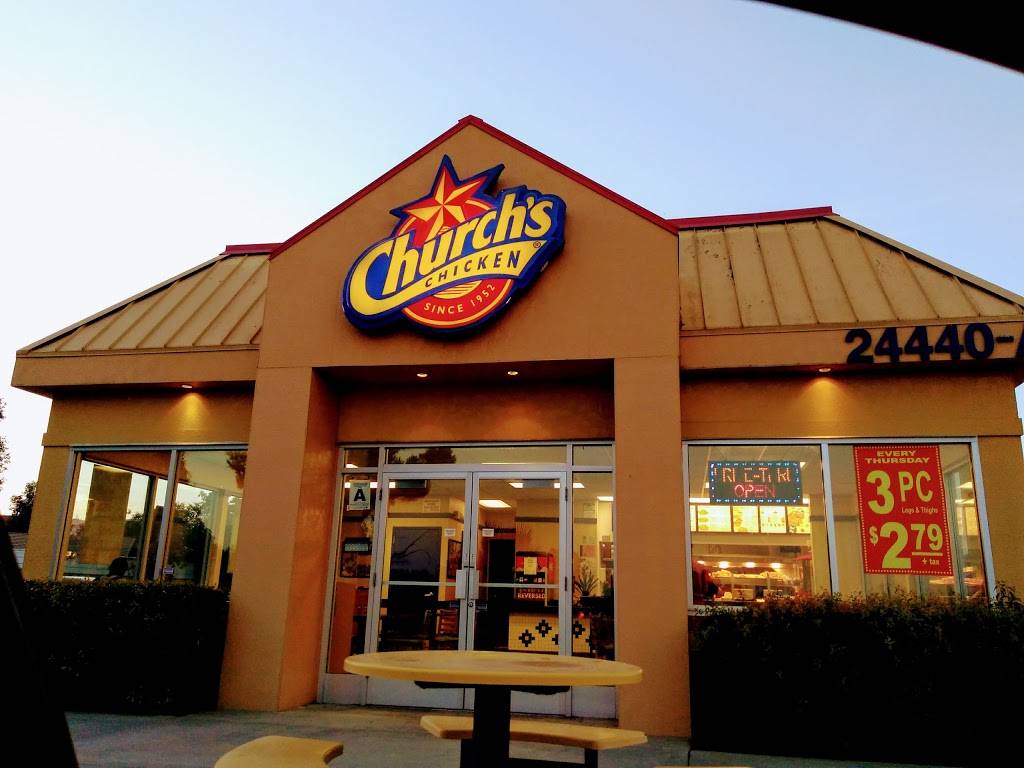 Churchs Chicken | restaurant | 24440 A Allessandro Blvd, Moreno Valley, CA 92553, USA | 9514136615 OR +1 951-413-6615