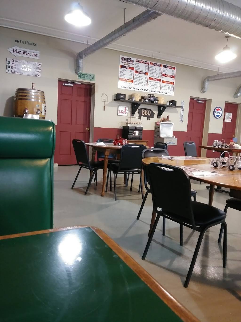 O.Ts Up-n-smoke Bbq | restaurant | 501 E Michigan Ave, Augusta, MI 49012, USA | 2697311111 OR +1 269-731-1111