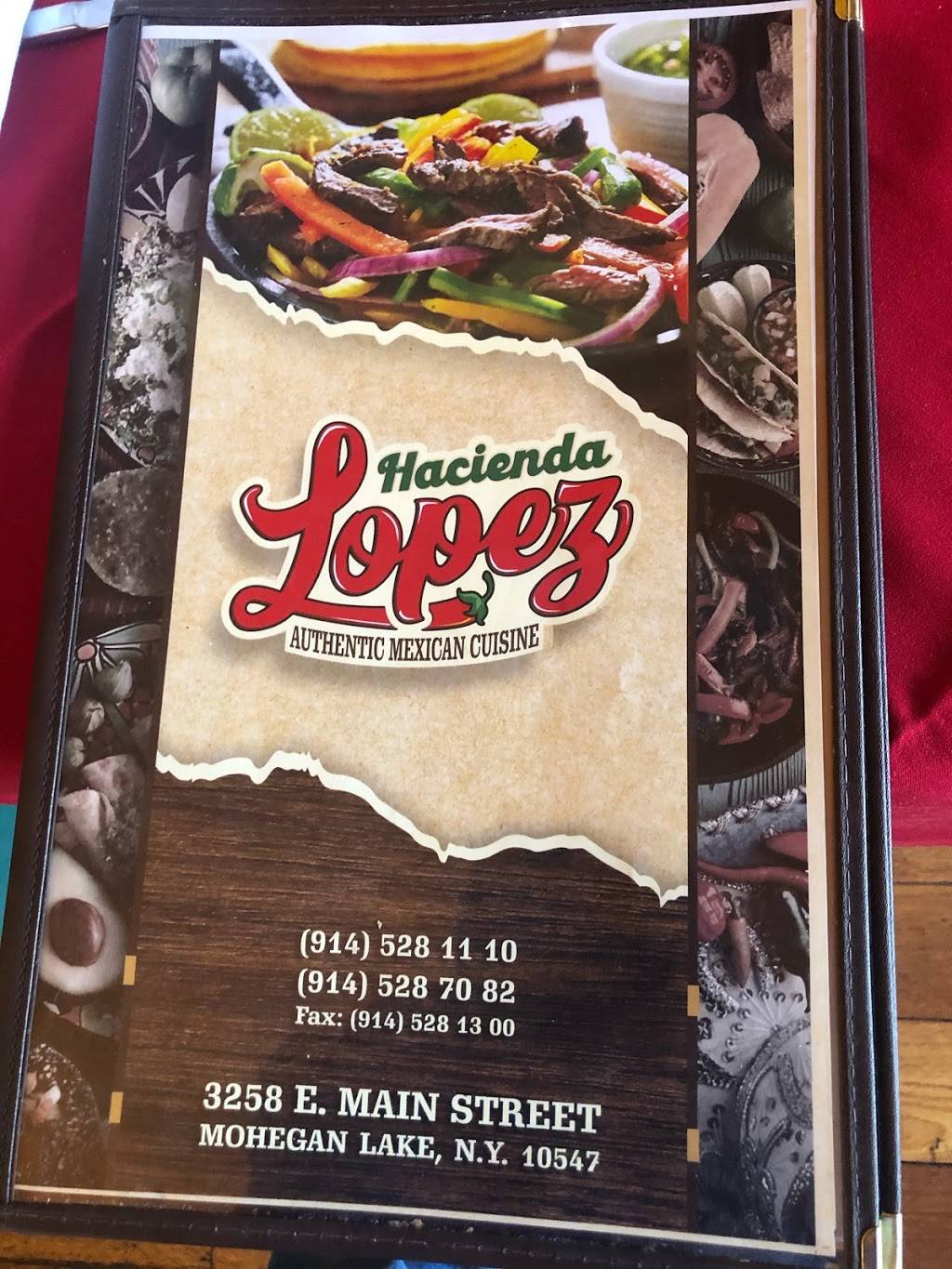 Hacienda Lopez | restaurant | 3258 E Main St, Mohegan Lake, NY 10547, USA | 9145281110 OR +1 914-528-1110