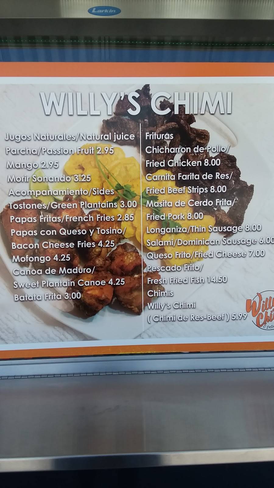 Willys Chimis | restaurant | 5919 W Linebaugh Ave, Tampa, FL 33624, USA | 8132780719 OR +1 813-278-0719