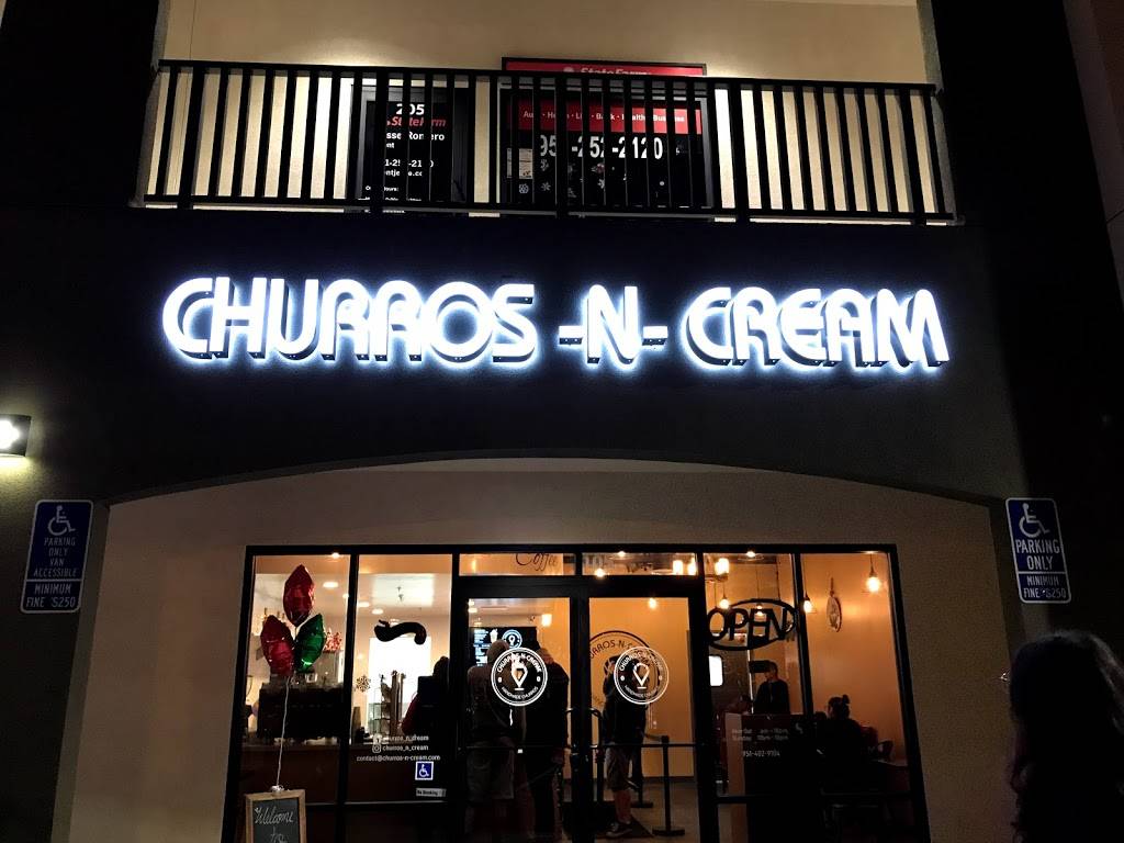Churros-N-Cream | cafe | 9670 Magnolia Ave #105, Riverside, CA 92503, USA | 9514673745 OR +1 951-467-3745