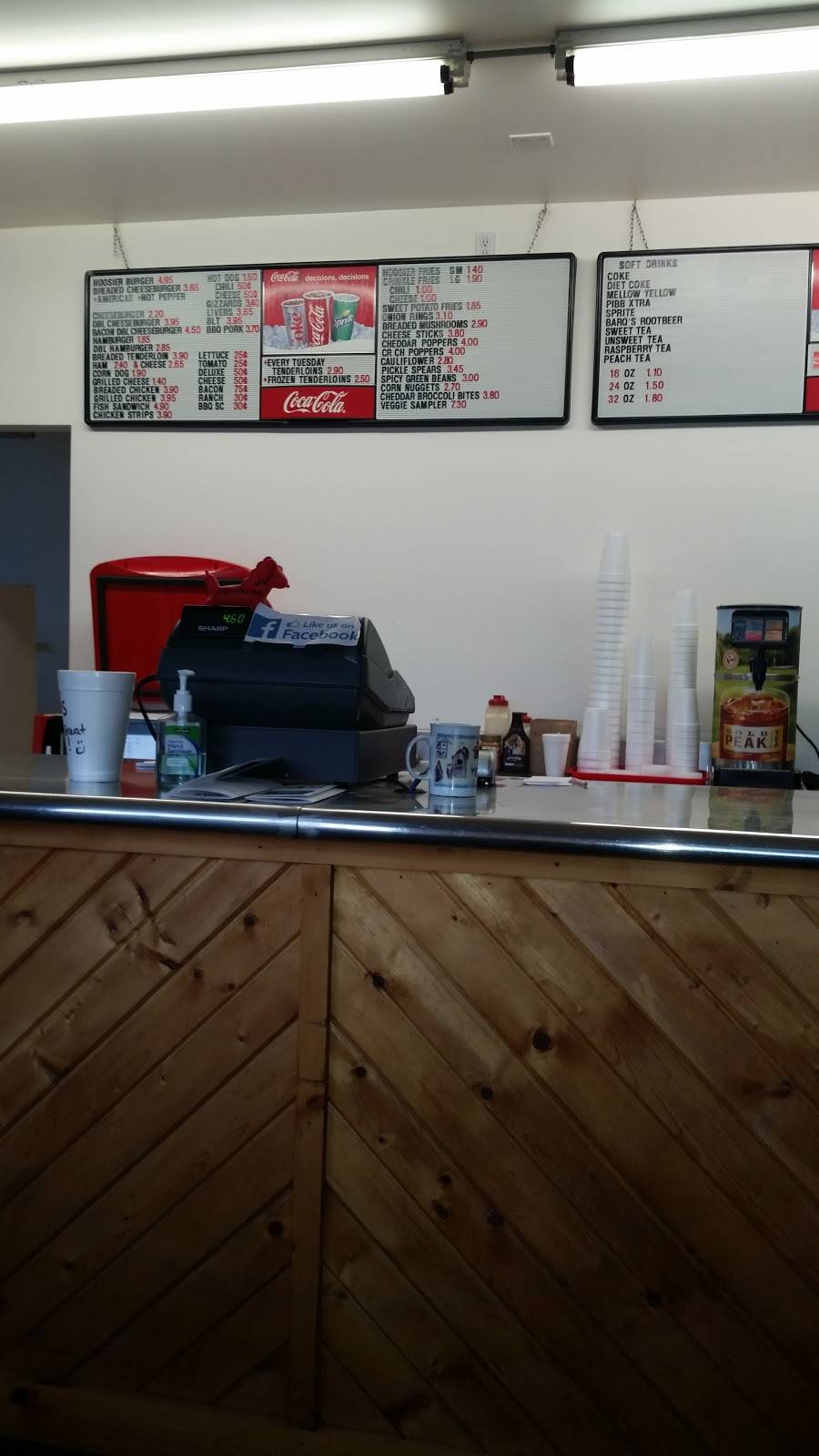 Hoosier Drive-In | restaurant | 1525 Etna Ave, Huntington, IN 46750, USA | 2603567826 OR +1 260-356-7826