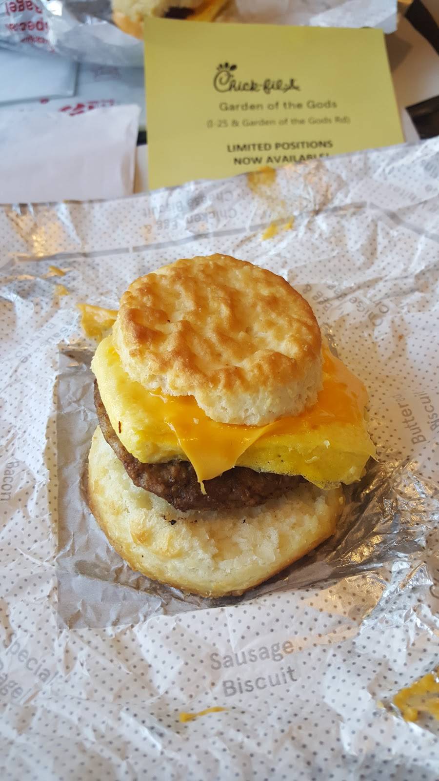 Chick-fil-A | restaurant | 575 Garden of the Gods Rd, Colorado Springs, CO 80907, USA | 7195317320 OR +1 719-531-7320