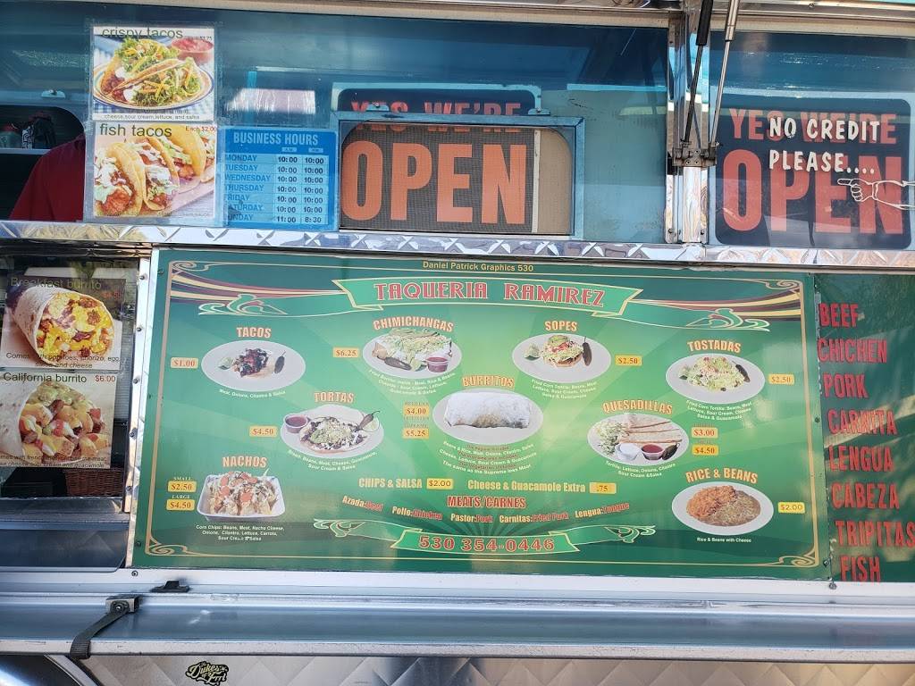 Tacos Ramirez | restaurant | 409 Nord Ave, Chico, CA 95926, USA | 5303540446 OR +1 530-354-0446