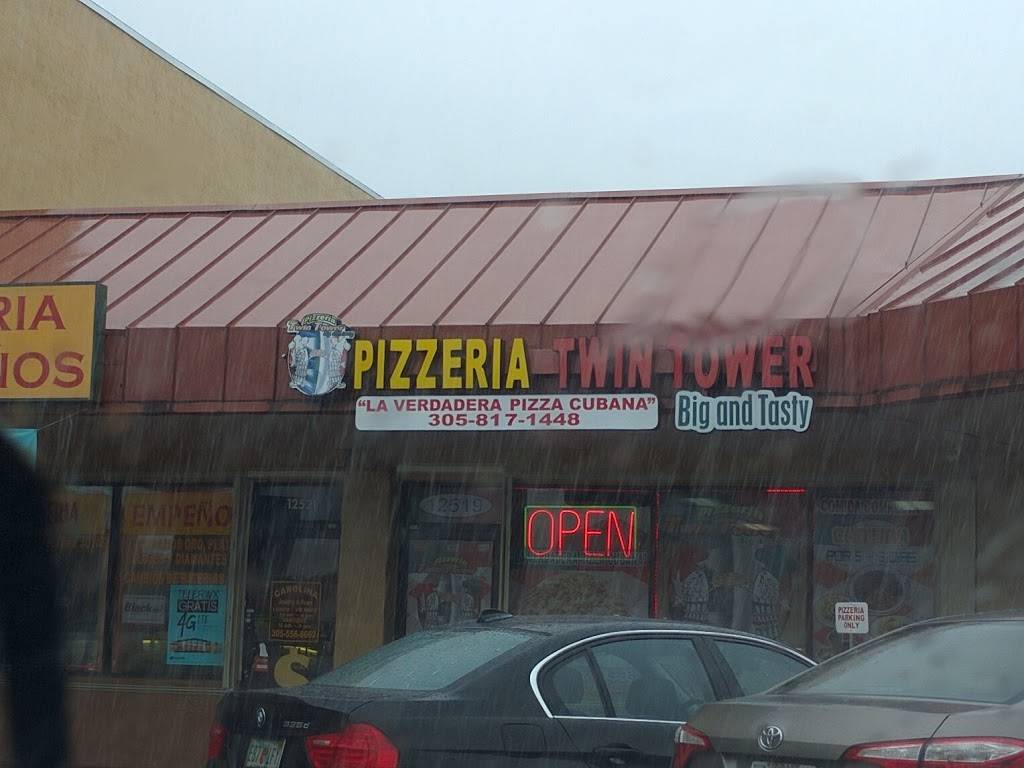 Pizzeria Twin Tower Big and Tasty | restaurant | 12519 W Okeechobee Rd, Hialeah, FL 33018, USA | 3058171448 OR +1 305-817-1448