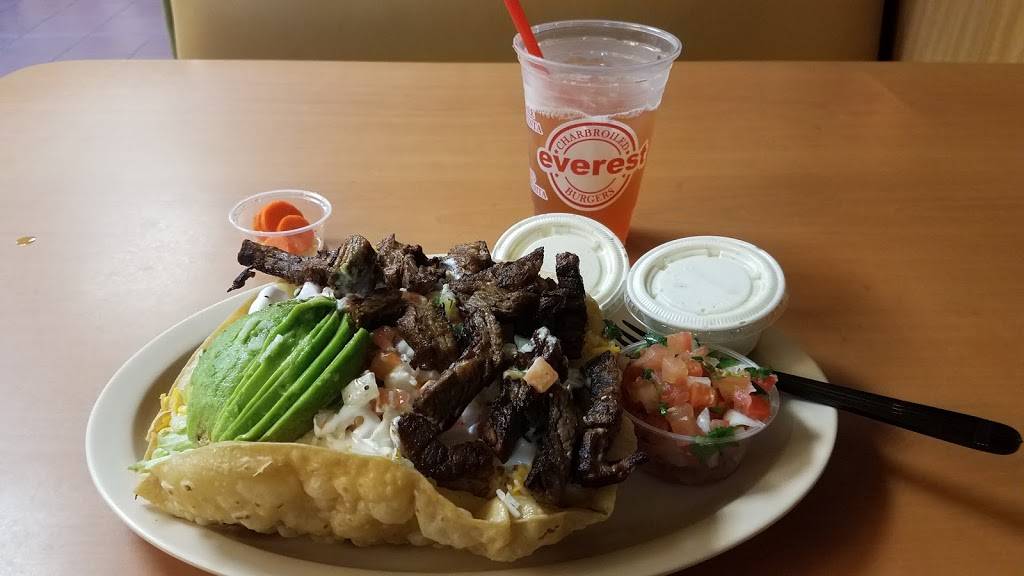 Everest Burgers | restaurant | 18645 Soledad Canyon Rd, Santa Clarita, CA 91351, USA | 6612523412 OR +1 661-252-3412