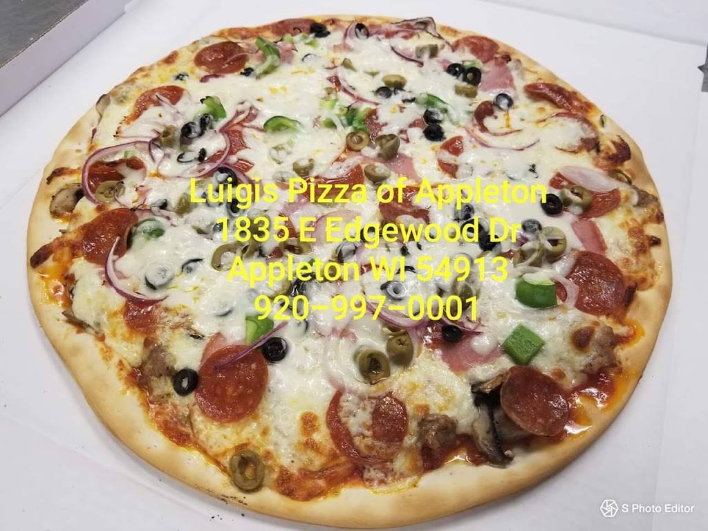 Luigis Pizza of Appleton | restaurant | 1835 E Edgewood Dr #104, Appleton, WI 54913, USA | 9209970001 OR +1 920-997-0001
