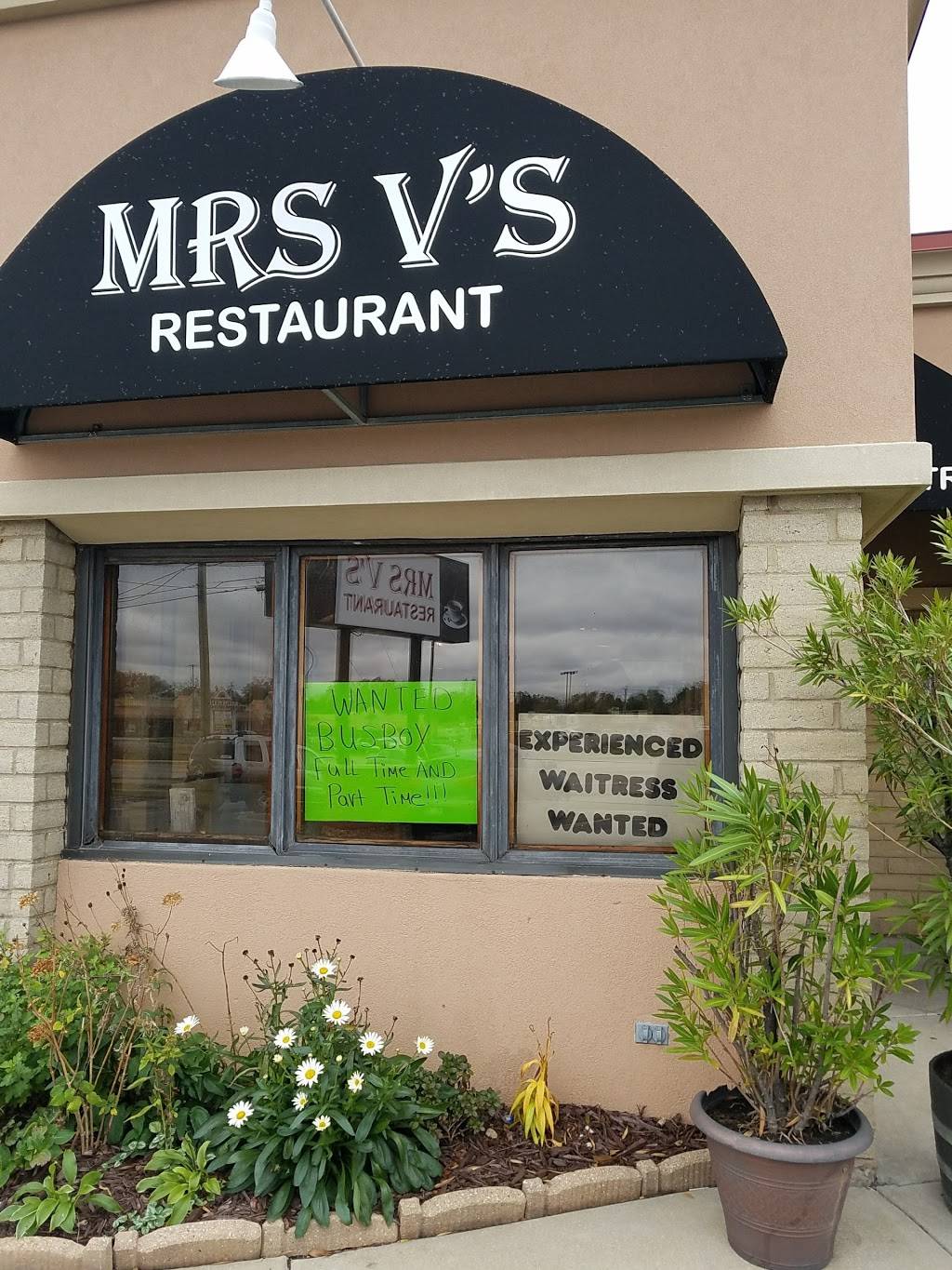 Mrs Vs Restaurant | restaurant | 855 E Rollins Rd, Round Lake Beach, IL 60073, USA | 8472230404 OR +1 847-223-0404