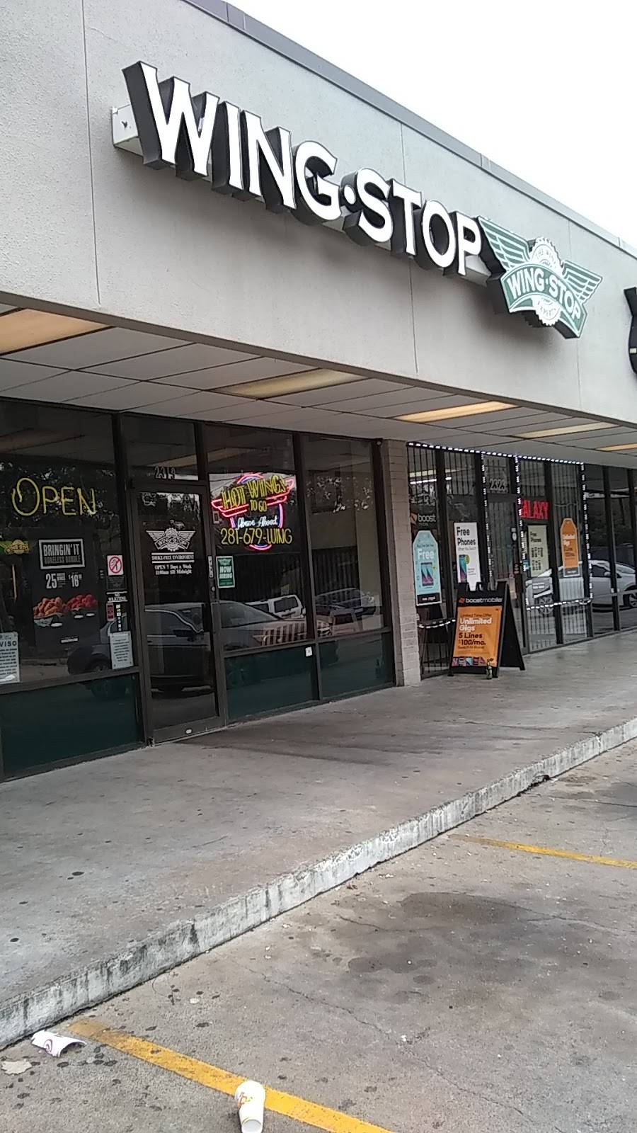 Wingstop | restaurant | 2319 S Kirkwood Rd, Houston, TX 77077, USA | 2816799464 OR +1 281-679-9464
