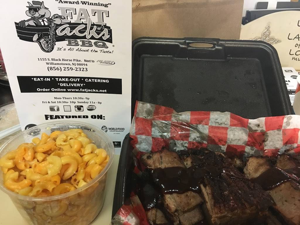 Fat Jack’s BBQ | restaurant | 1155 S Black Horse Pike, Williamstown, NJ 08094, USA | 8562592323 OR +1 856-259-2323