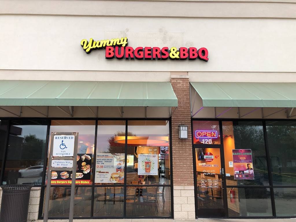 Yummy Burgers & BBQ | restaurant | 8300 Preston Rd Suit 120, Plano, TX 75024, USA | 4694809262 OR +1 469-480-9262