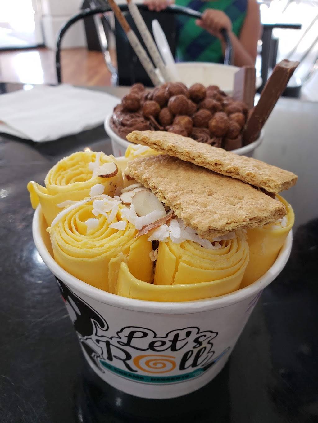 Lets Roll Ice Cream | restaurant | 8150 N MacArthur Blvd Suite #168, Irving, TX 75063, USA | 4694583244 OR +1 469-458-3244