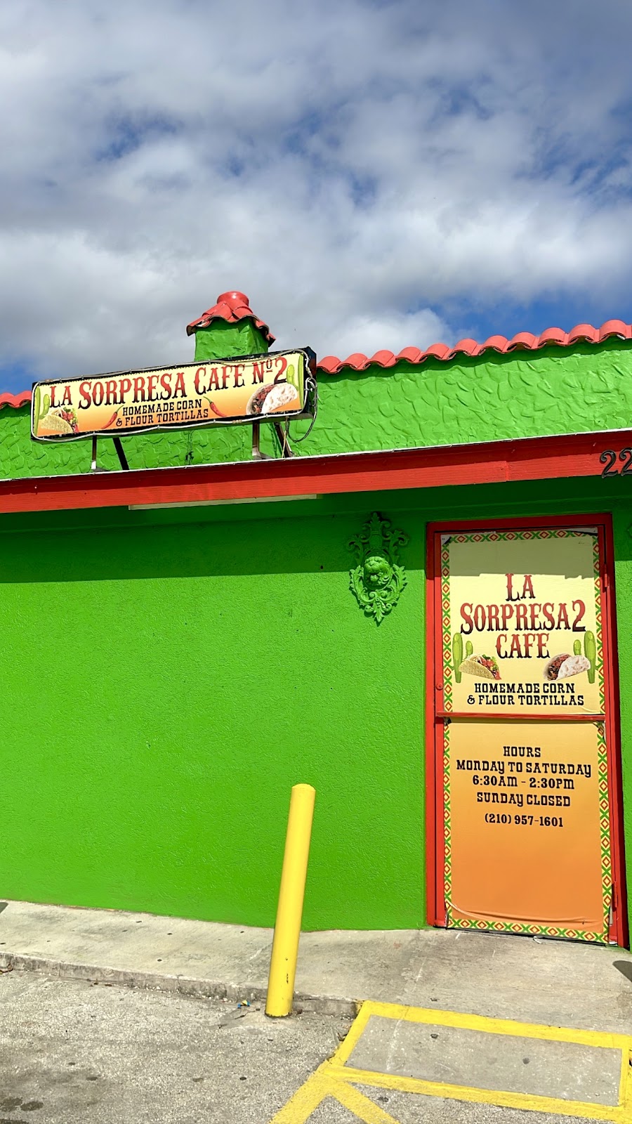 La sorpresa # 2 | restaurant | 227 Aransas Ave, San Antonio, TX 78210, USA | 2109571601 OR +1 210-957-1601