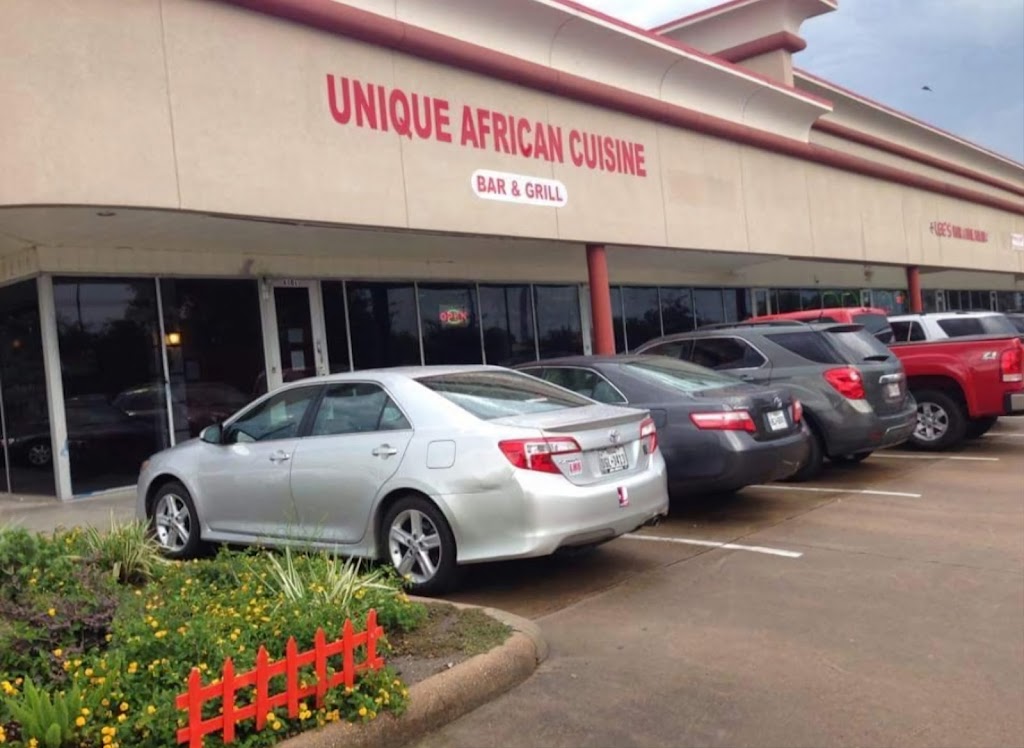 Unique African Cuisine Bar & Grill | restaurant | 6101 Wilcrest Dr, Houston, TX 77072, USA | 2815751665 OR +1 281-575-1665