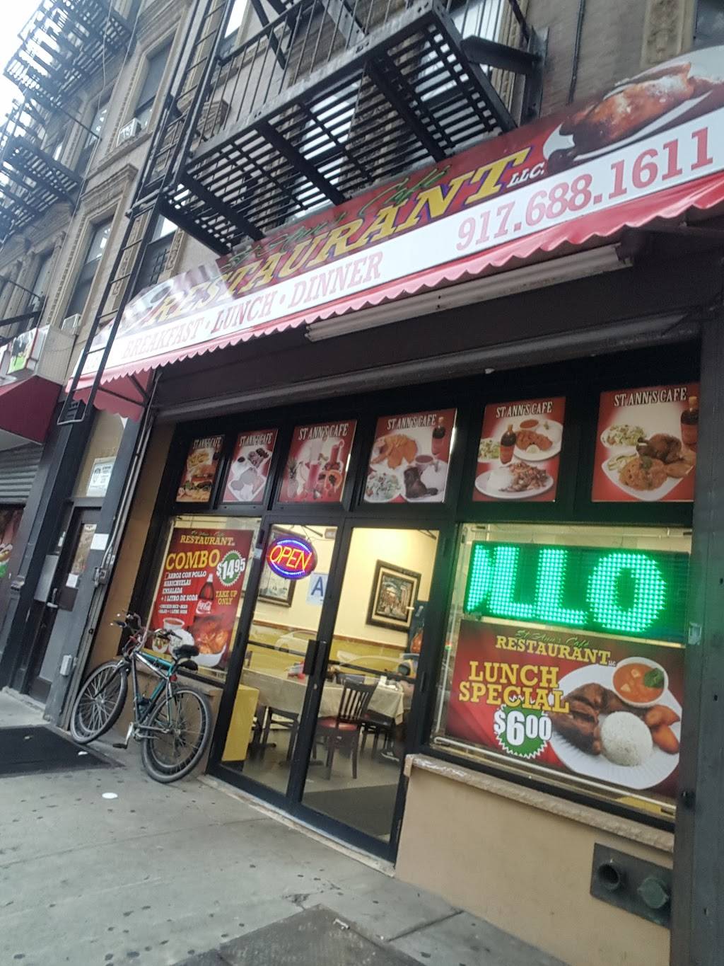 St anns cafe | restaurant | 283 St Anns Ave, Bronx, NY 10454, USA | 9176881611 OR +1 917-688-1611
