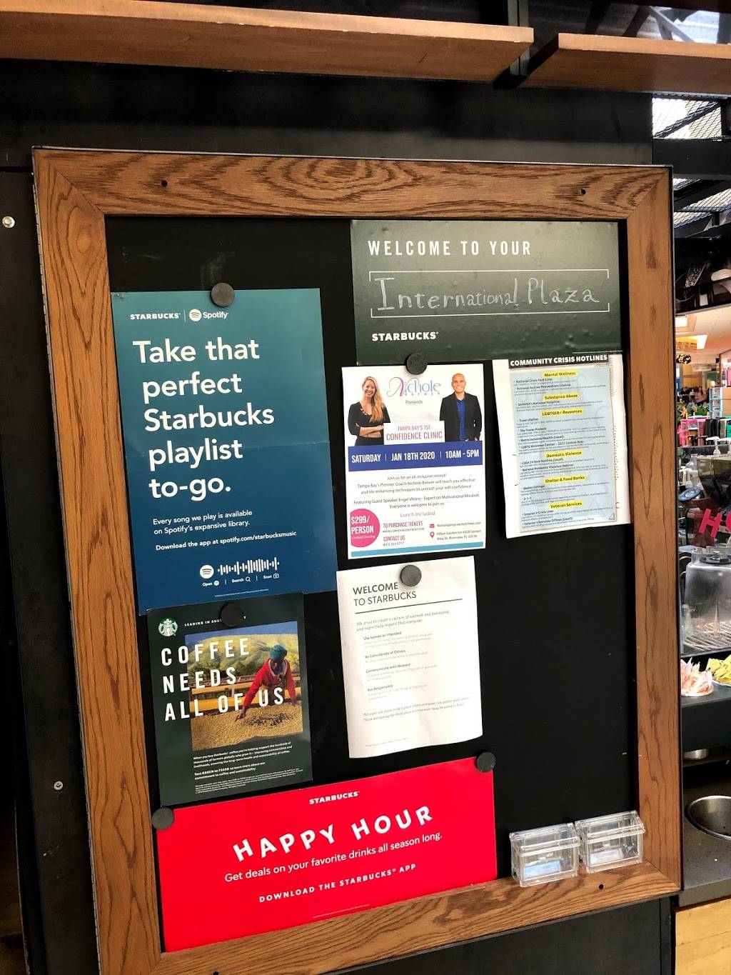 Starbucks | cafe | 2223 N Westshore Blvd K-100, Tampa, FL 33607, USA | 8133531820 OR +1 813-353-1820