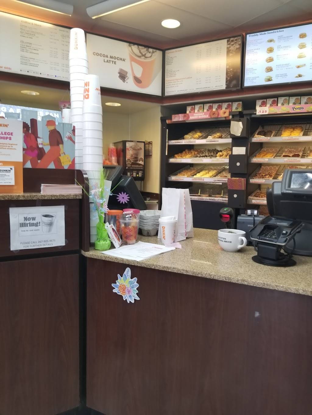 Dunkin | cafe | 598 N York Rd, Hatboro, PA 19040, USA | 2156753200 OR +1 215-675-3200