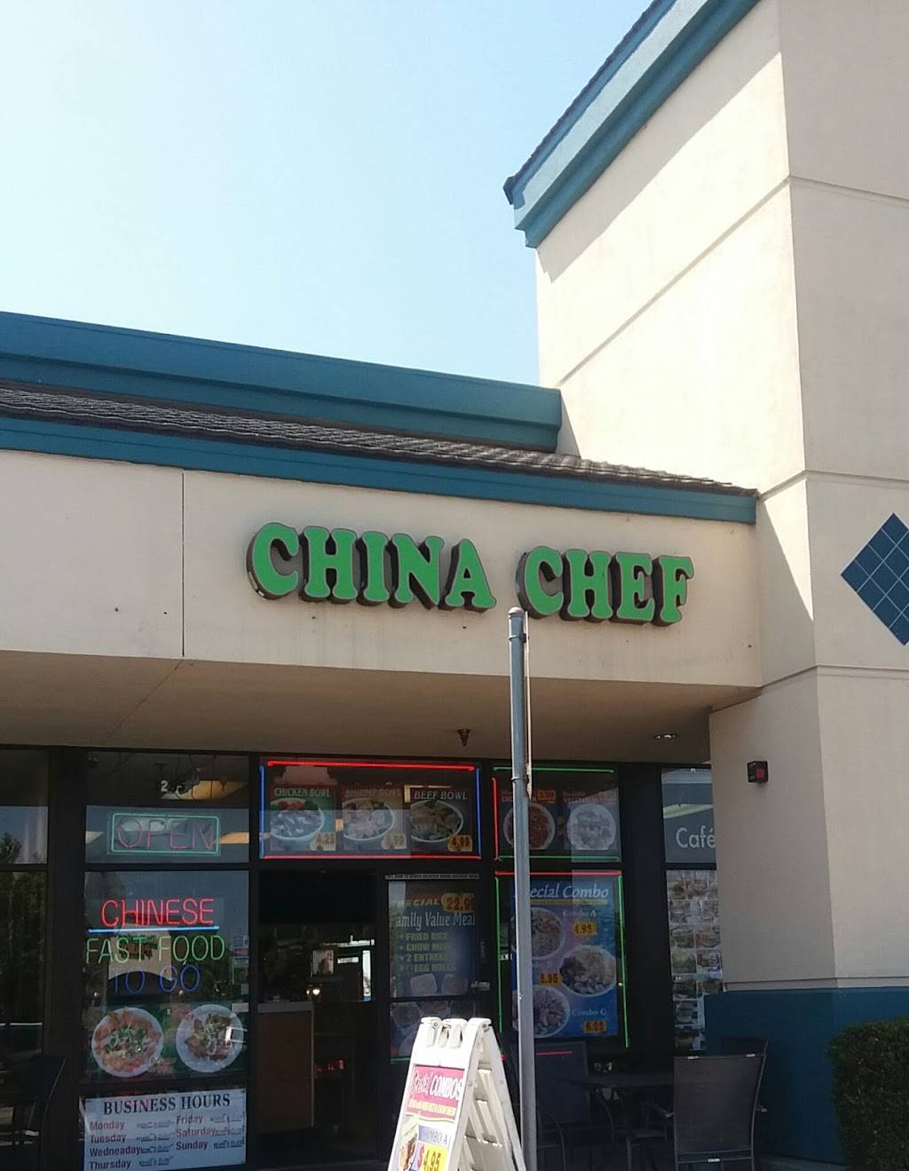 China Chef | restaurant | 1255 N Davis Rd, Salinas, CA 93907, USA | 8317710401 OR +1 831-771-0401