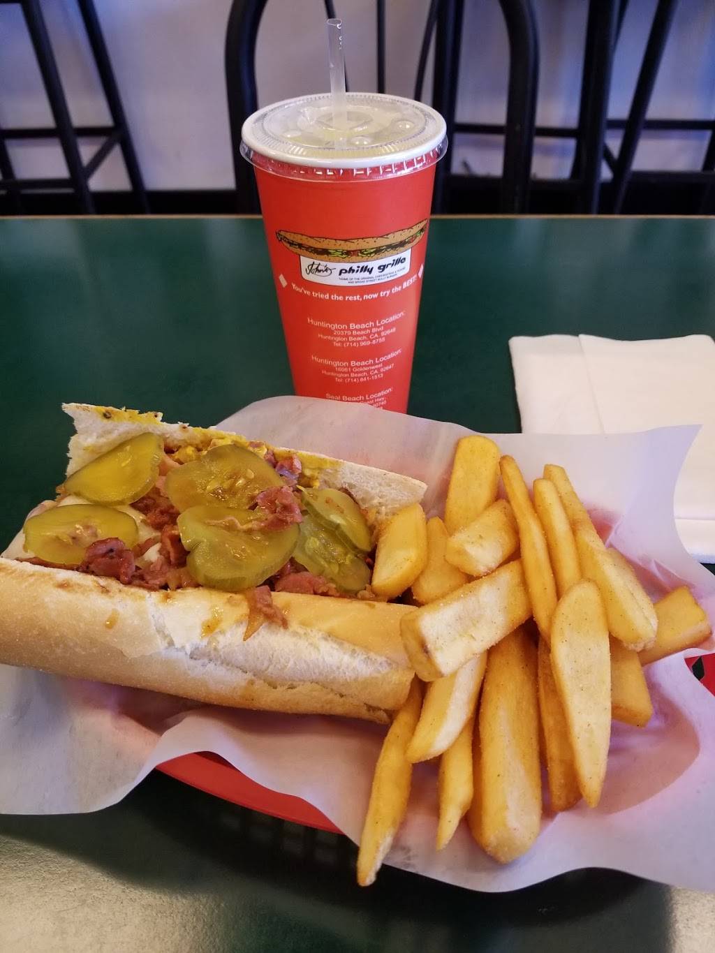 Johns Philly Grille (We close early if we run out of fresh bake | meal takeaway | 16061 Goldenwest St, Huntington Beach, CA 92647, USA | 7148411513 OR +1 714-841-1513