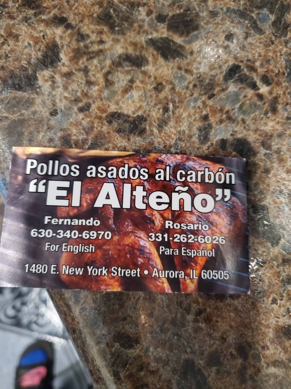 El Alteno Pollos Asados Al Carbon | restaurant | 1480 E New York St, Aurora, IL 60505, USA | 6303406970 OR +1 630-340-6970