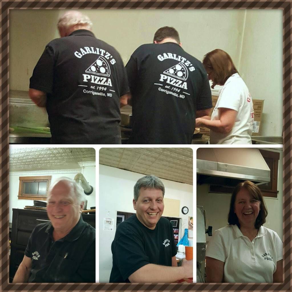 Garlitzs Pizza | restaurant | 10801 Kreighbaum Rd, Corriganville, MD 21524, USA | 3017227733 OR +1 301-722-7733