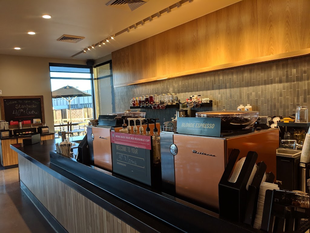 Starbucks | cafe | 3990 Central Park Blvd, Denver, CO 80238, USA | 3039178678 OR +1 303-917-8678