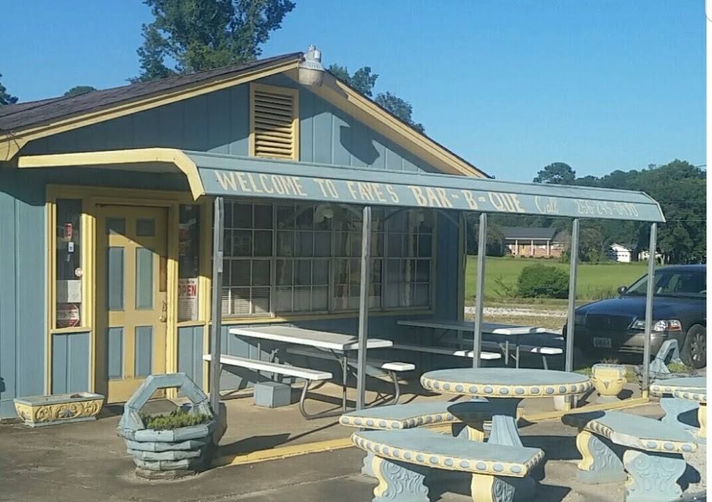 Fayes Home Cooking & BBQ | restaurant | 2600 Old Birmingham Hwy, Sylacauga, AL 35150, USA | 2562450490 OR +1 256-245-0490