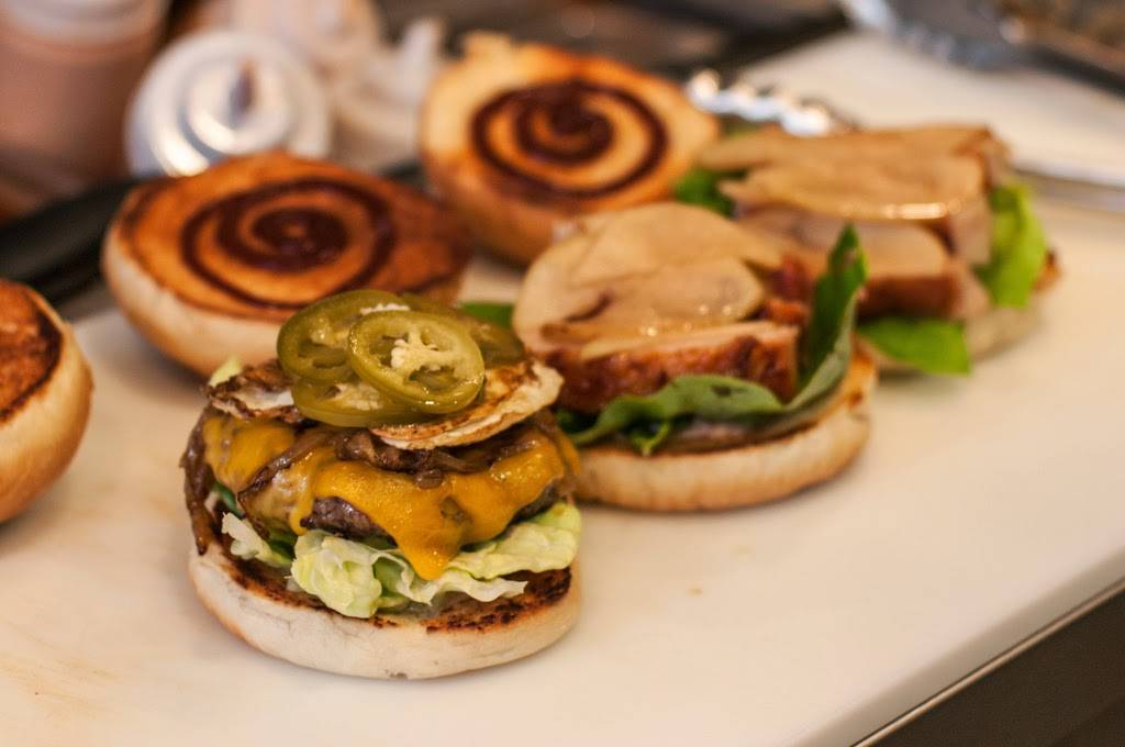 Konjoe Burger Bar | restaurant | 100 N Almaden Ave #180, San Jose, CA 95110, USA | 4084183160 OR +1 408-418-3160