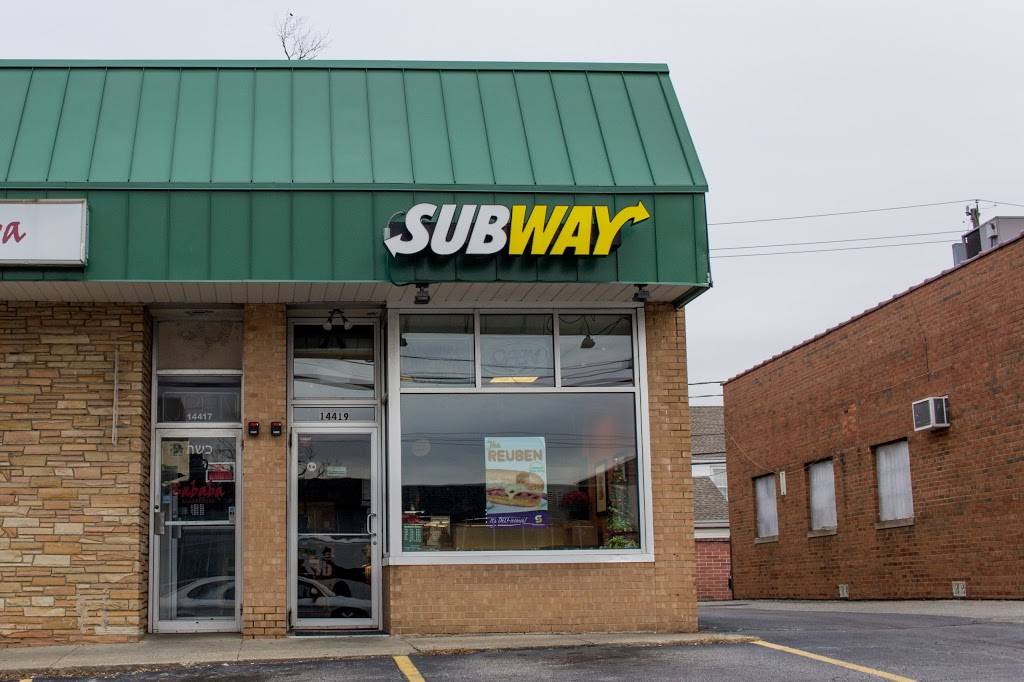 Subway | restaurant | 14419 Cedar Rd, South Euclid, OH 44121, USA | 2163817782 OR +1 216-381-7782