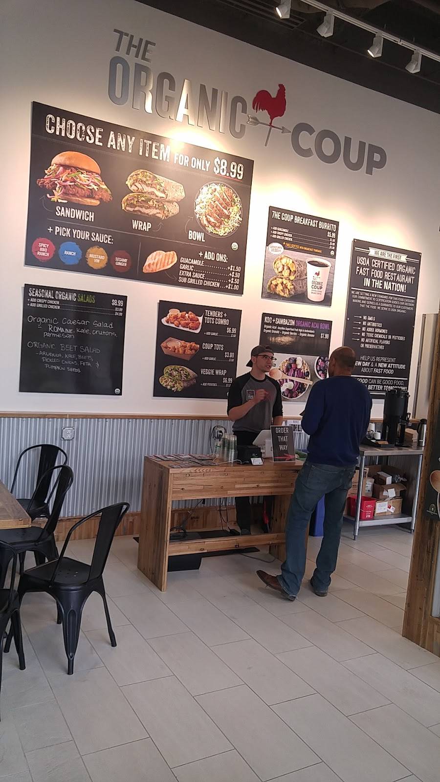 The Organic Coup | restaurant | Skyline Tower, 10900 NE 4th St #260, Bellevue, WA 98004, USA | 4255890990 OR +1 425-589-0990